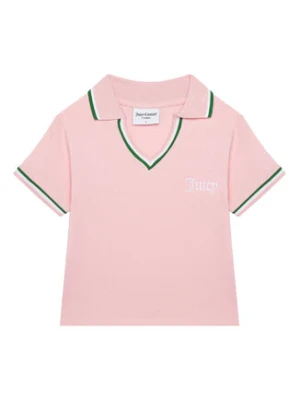 Juicy Couture Polo JCWCT225355 Różowy Regular Fit