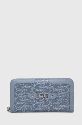 Juicy Couture portfel damski kolor niebieski WEJQN5492WZC