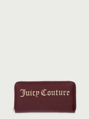 Juicy Couture portfel damski z imitacji skóry Jasmine bordowy