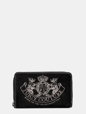 Juicy Couture portfel Twig Narrative damski kolor czarny WIJTG8991WZC