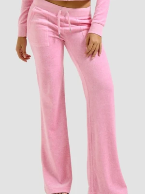 JUICY COUTURE Różowe damskie spodnie dresowe Layla Low Rise Pocket, Rozmiar M