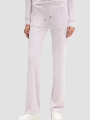 JUICY COUTURE Różowe spodnie dresowe damskie Layla Low Rise, Rozmiar S