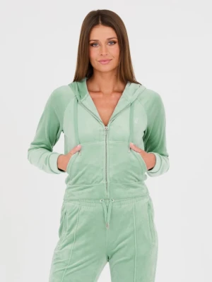 JUICY COUTURE Seledynowa damska bluza Madison, Rozmiar M