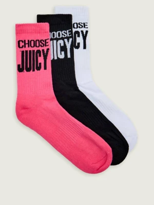 Juicy Couture Skarpety 3-pack LOUIE CHOOSE JUICY