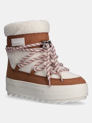 Juicy Couture śniegowce JUICY SNOW BOOT kolor beżowy JCFBTS224022