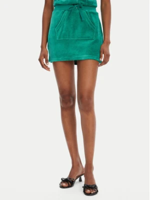 Juicy Couture Spódnica mini Heritage JCGGS125022 Zielony Slim Fit