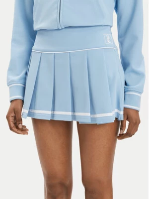 Juicy Couture Spódnica plisowana Aluna JCSGS223416 Błękitny Regular Fit