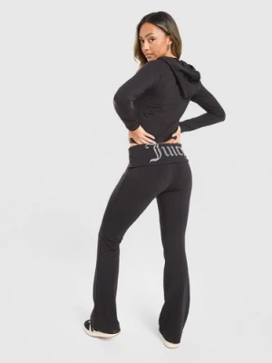 Juicy Couture Spodnie Dmnt Fold Over Pant Blk