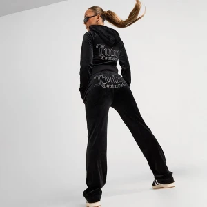 Juicy Couture Spodnie Dmnt Jc Logo Pant Blk