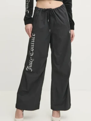 Zdjęcie produktu Juicy Couture spodnie dresowe AYLA PARACHUTE PANT kolor czarny z aplikacją JCWBJ24306