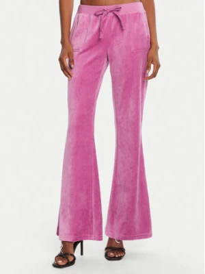 Juicy Couture Spodnie dresowe Caisa JCSEBJ008G Różowy Slim Fit