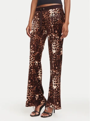 Juicy Couture Spodnie dresowe Caisa JCWBJ226339 Brązowy Flare Fit