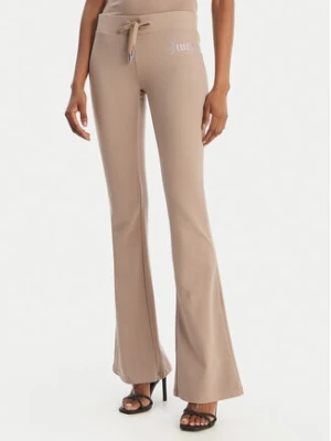 Juicy Couture Spodnie dresowe Christine JCWBJ126309 Beżowy Flared Leg