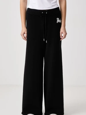 Juicy Couture spodnie dresowe damskie z wiskozą KNIT JUICY DIAMANTE czarny