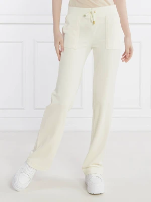 Juicy Couture Spodnie dresowe Del Ray Classic | Regular Fit ecru