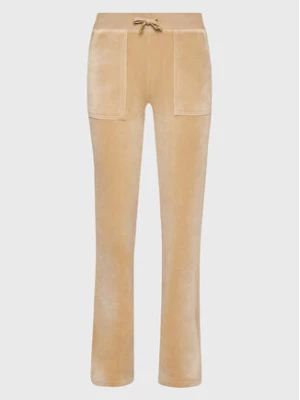 Juicy Couture Spodnie dresowe Del Ray JCAP180 Beżowy Regular Fit