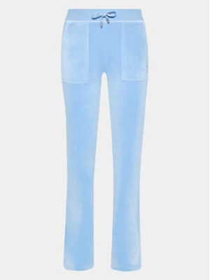 Juicy Couture Spodnie dresowe Del Ray JCAP180 Niebieski Straight Fit