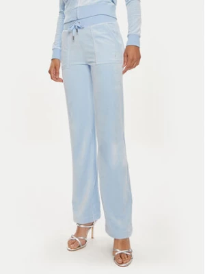 Juicy Couture Spodnie dresowe Del Ray JCAP180 Niebieski Straight Fit