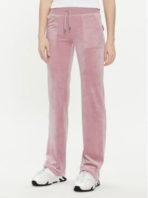 Juicy Couture Spodnie dresowe Del Ray JCAP180 Różowy Regular Fit