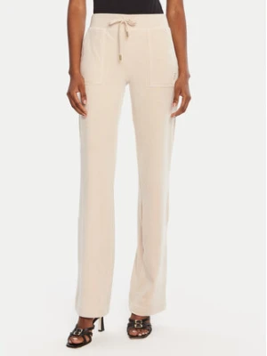 Juicy Couture Spodnie dresowe Del Ray JCAP180G Beżowy Regular Fit