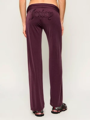 Juicy Couture Spodnie dresowe Emerson | Straight fit bordowy