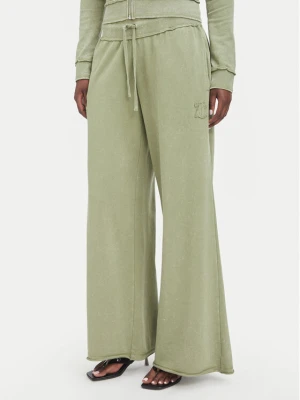 Juicy Couture Spodnie dresowe JCWBJ226321 Khaki Relaxed Fit