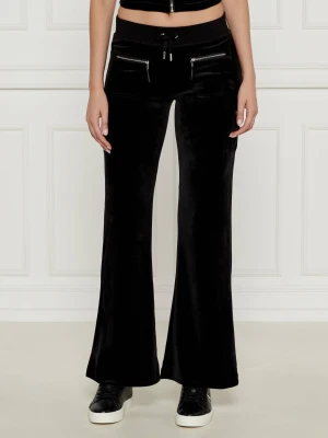 Juicy Couture Spodnie dresowe LAYLA | flare fit czarny