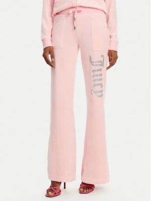 Juicy Couture Spodnie dresowe Layla JCBBJ125806 Różowy Regular Fit