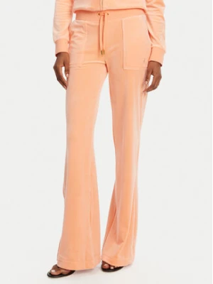 Juicy Couture Spodnie dresowe Layla JCSEBJ001 Pomarańczowy Flared Leg