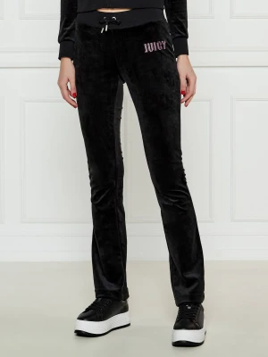 Juicy Couture Spodnie dresowe Lisa | Regular Fit | low rise czarny