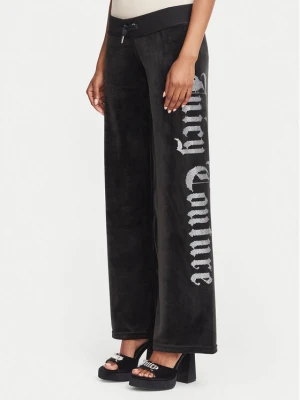 Juicy Couture Spodnie dresowe Old Gothic JCWBJ226334 Czarny Regular Fit