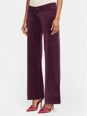 Juicy Couture Spodnie dresowe Old Gothic JCWBJ226334 Fioletowy Regular Fit