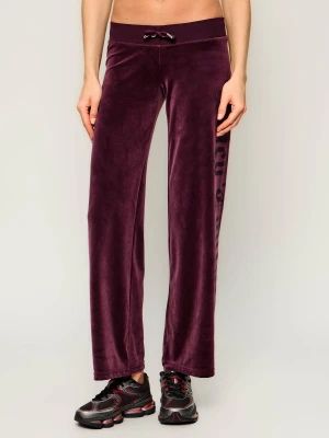 Juicy Couture Spodnie dresowe Old Gothic | Straight fit fioletowy