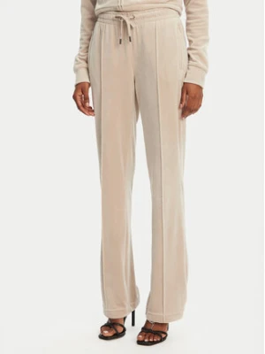 Juicy Couture Spodnie dresowe Tina JCAPW045 Beżowy Regular Fit