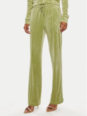 Juicy Couture Spodnie dresowe Tina JCAPW045 Zielony Regular Fit