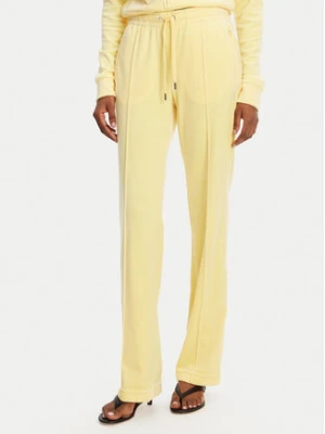 Juicy Couture Spodnie dresowe Tina JCAPW045 Żółty Regular Fit