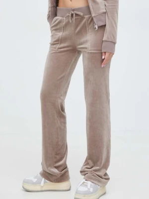 Juicy Couture spodnie dresowe welurowe