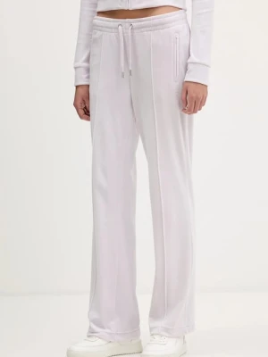Juicy Couture spodnie dresowe welurowe