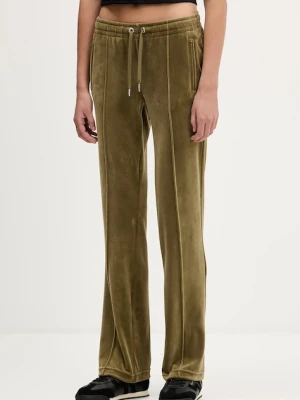 Juicy Couture spodnie dresowe welurowe