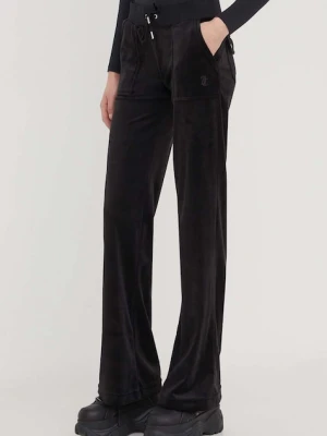 Juicy Couture spodnie dresowe welurowe