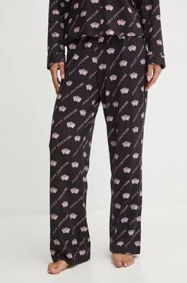 Juicy Couture spodnie piżamowe NOLAN PYJAMA BOTTOMS damskie kolor czarny JCLPB224502