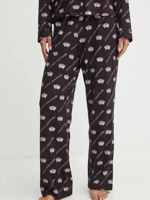 Juicy Couture spodnie piżamowe NOLAN PYJAMA BOTTOMS damskie kolor czarny JCLPB224502