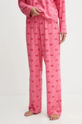 Juicy Couture spodnie piżamowe NOLAN PYJAMA BOTTOMS damskie kolor różowy JCLPB224502