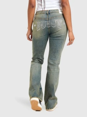 Juicy Couture Spodnie Rodeo Denim Flare L'wsh