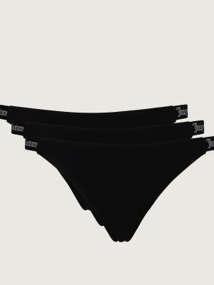 Juicy Couture Stringi 3-pack czarny