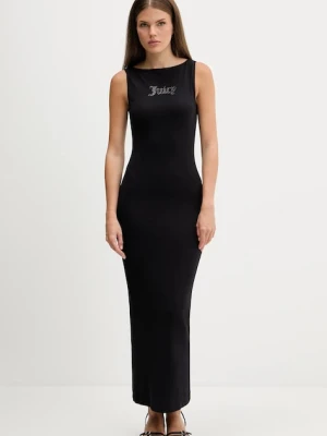 Juicy Couture sukienka kolor czarny maxi prosta JCWED225318