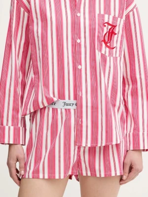Juicy Couture szorty piżamowe bawełniane damska kolor różowy bawełniana JCYBX126855