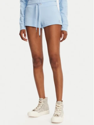 Juicy Couture Szorty sportowe JCWHS125312 Błękitny Loose Fit