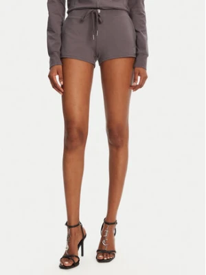 Juicy Couture Szorty sportowe JCWHS125312 Szary Loose Fit