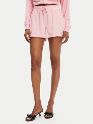Juicy Couture Szorty sportowe Perkin JCWHS125322 Różowy Relaxed Fit